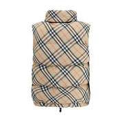 Check vest Down Jacket