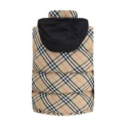 Check vest Down Jacket