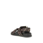 FF satin Sandals