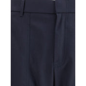 Wool straight Pants