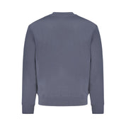 Blue Cotton Men Sweater