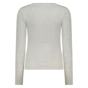 Gray Cotton Women T-Shirt