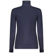 Blue Viscose Women Sweater