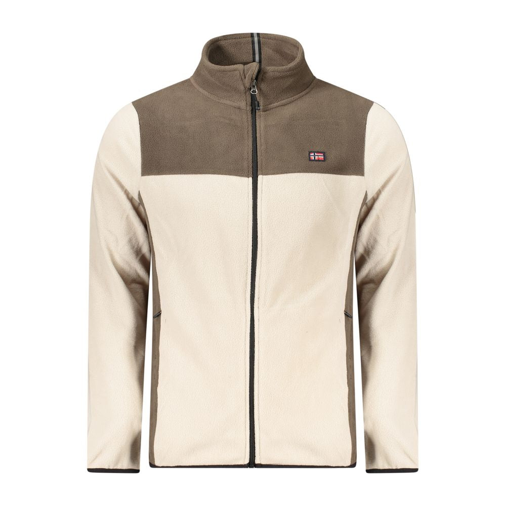 Beige Polyester Sweater