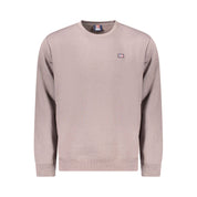 Brown Cotton Men Sweater