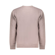 Brown Cotton Men Sweater