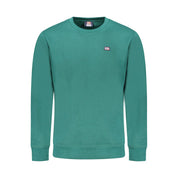 Green Cotton Mens Sweater