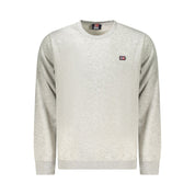 Gray Cotton Men Sweater