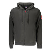 Black Polyester Men Sweater