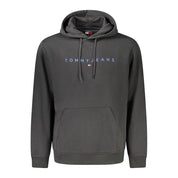 Black Cotton Men Sweater