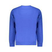 Blue Cotton Mens Sweater