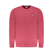 Red Cotton Men Sweater