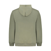 Green Cotton Men Sweater