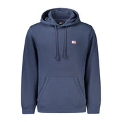 Blue Cotton Men Sweater