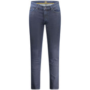 Blue Cotton Men Jeans
