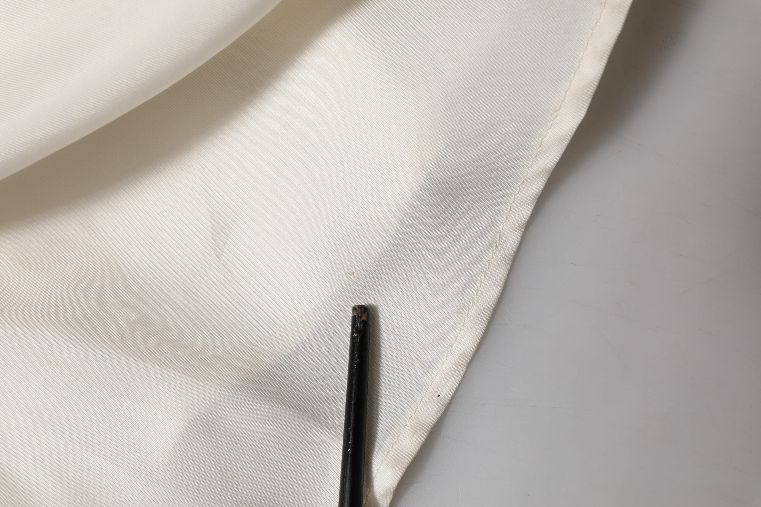 Ivory White Sleeveless Maxi Cupro Viscose Dress