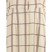 Checked midi Dress