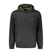 Black Cotton Men Sweater