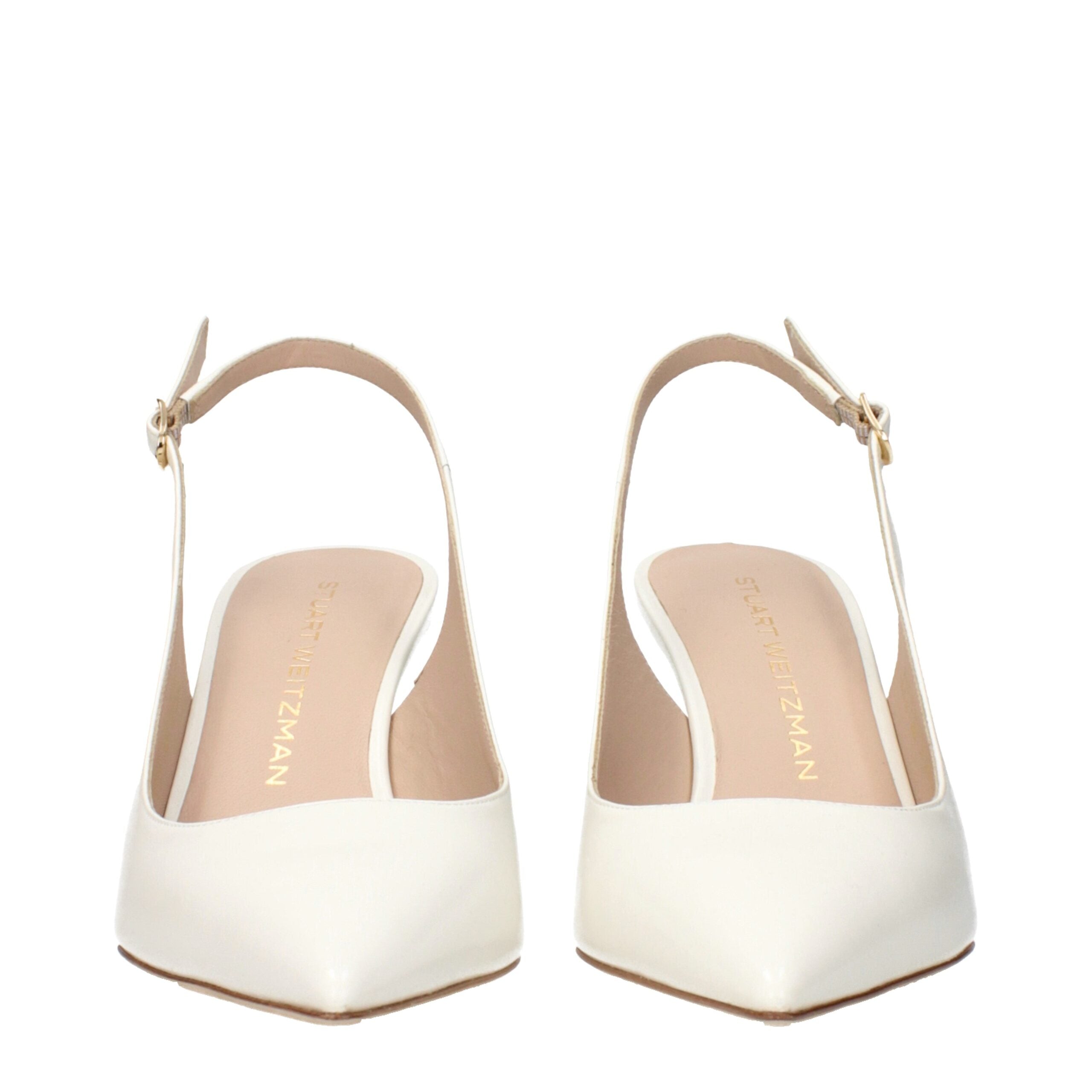 Beige Leather Pumps