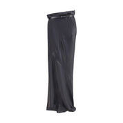 Satin long Skirt