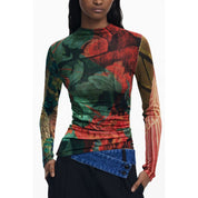 Green Viscose Women Sweater