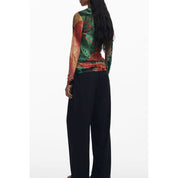 Green Viscose Women Sweater