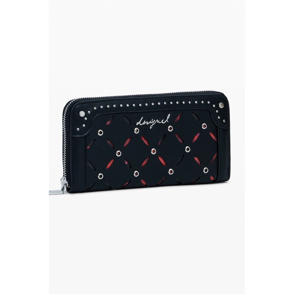 Nero Polyurethane Women Wallet