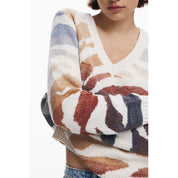 White Polyamide Women Sweater