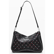 Black Polyurethane Women's Mini Bag