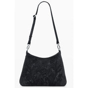 Black Polyurethane Women Handbag