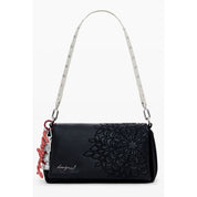 Black Polyurethane Women's Bag