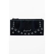 Nero Poliuretano Women Wallet