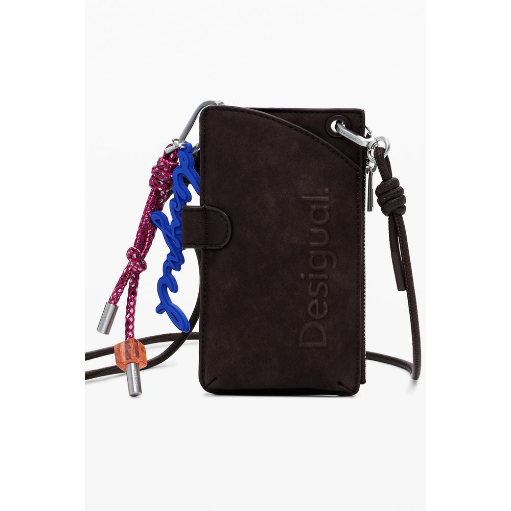 Marrone Poliuretano Womens Wallet