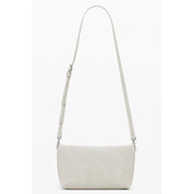 Beige Polyurethane Women Handbag