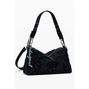 Black Polyurethane Women's Handbag