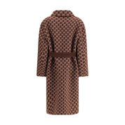 Silk and wool reversible Coat