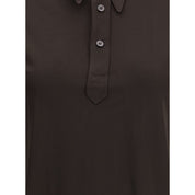 Semi-sheer polo Shirt