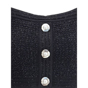 Tweed crop Top
