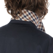 Blue Cotton Men's Raincoat