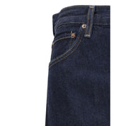 Luna Pieced Taper Jeans high waist color rinse