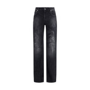 Wide-leg Cotton Jeans