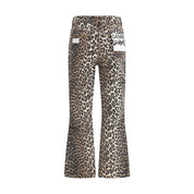 Multicolor Cotton Casual Pants