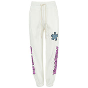White Cotton Women Sweatpant