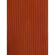 Long Knitted Skirt with narrow ribs