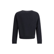 True Roundneck in Off Black Rustic Merino