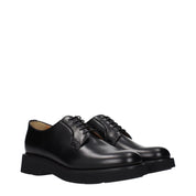 Black Leather Oxfords And Derbies