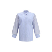 Light Blue Cotton Pattern Shirt