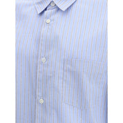 Light Blue Cotton Pattern Shirt