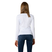White Cotton Long Sleeve