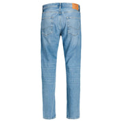Blue Cotton Relaxed Fit Jean